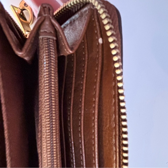 Fossil Tan Leather Wristlet - Picture 7 of 8